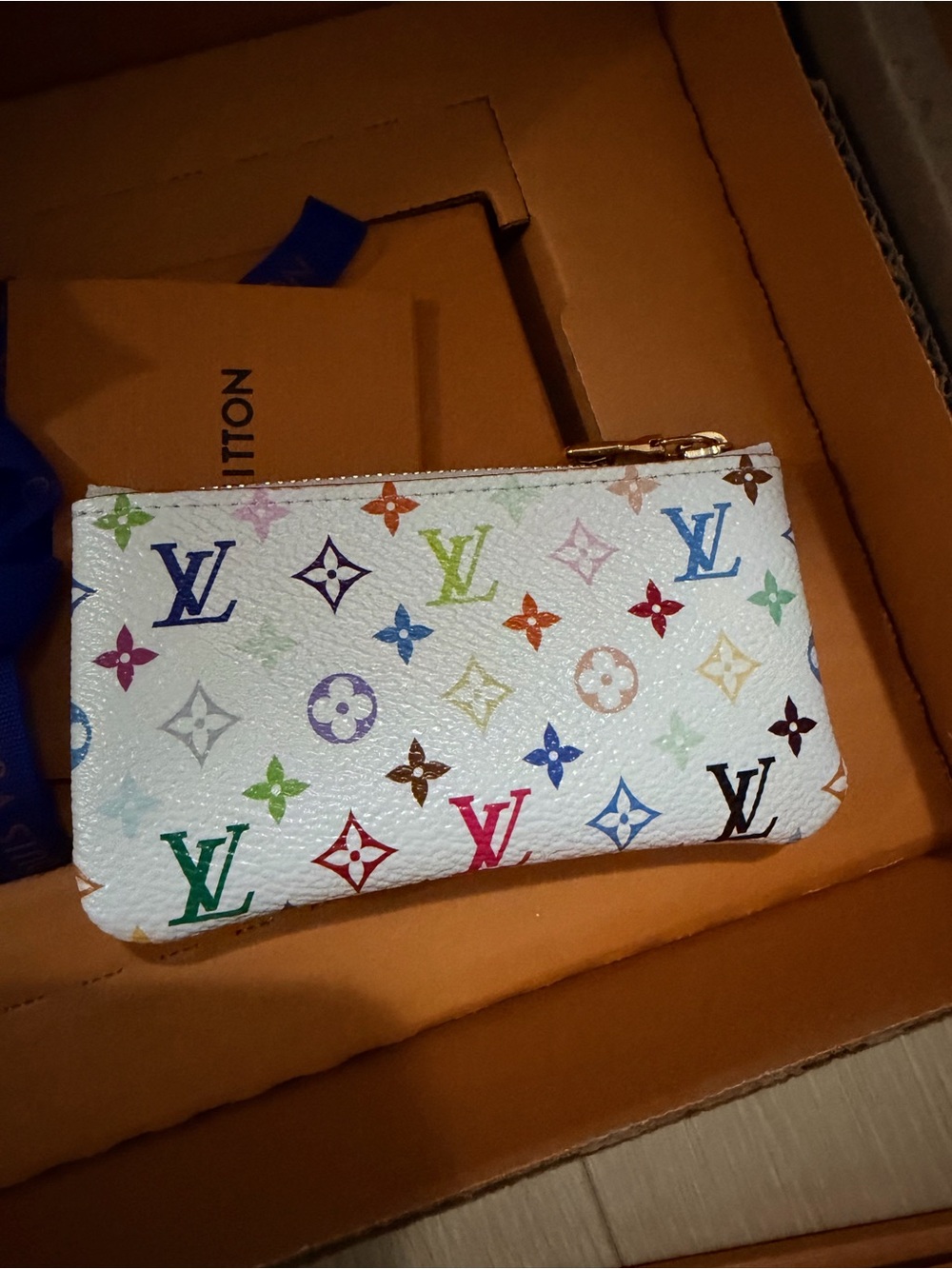 Louis Vuitton Multicolor Monogram Canvas Key Pouch - Picture 3 of 8